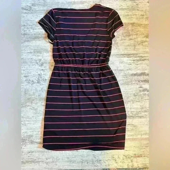 Banana Republic black & pink dress women’s size Medium - Picture 2 of 4